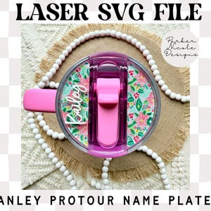 Stanley Protour 30oz 40oz, Stanley-naambordaccessoires, Stanley-naamplaatje lasersvg-bestand, lasersnijden, Protour Stanley-naambestand