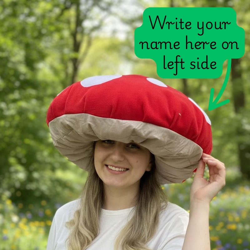 Amanita Costume Hat Etsy