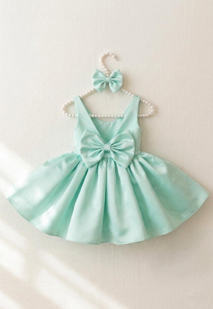 lime green infant dress Toddler YGroup_11204