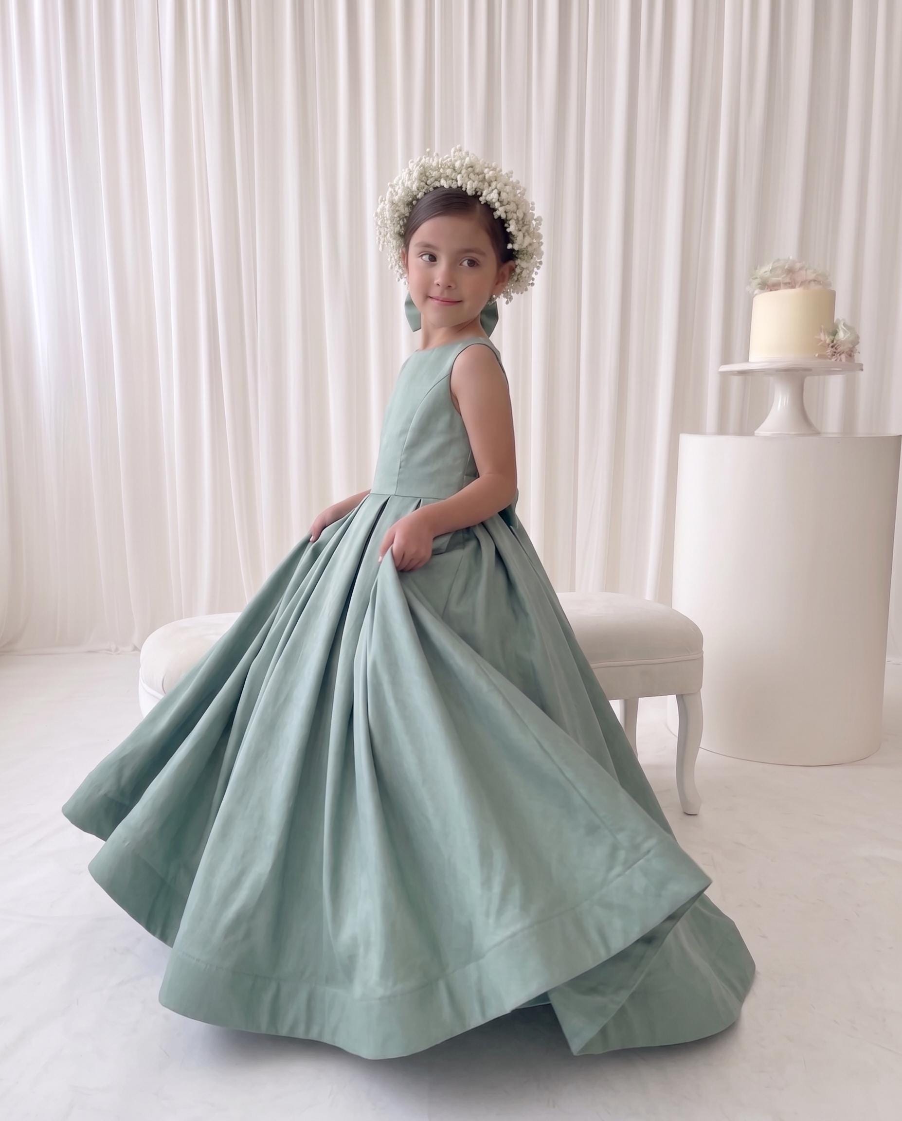 sage grey dress Gray sage green dress for wedding guest