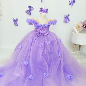 Baby Mädchen Kleid Lavendel, 15/16 Kleid Baby-Mädchen, Blumenmädchen Kleid Outfit, Quinceanera Kleid Kleinkind, Schwester Baby Quinceanera Kleid