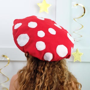Mushroom hat, christmas mushroom hat toddler, adult mushroom hat, Woodland Kids costume Cosplay Toadstool birthday costume mushroom hat