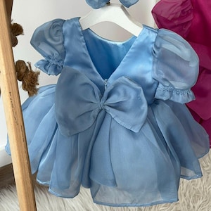 blue halterneck midi dress BRIELLE Obi Belted in Light pencil Size:US size 10 Easy to love Light Blue Floral Appliqué