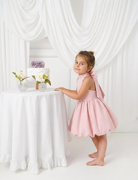 formal bubble dress Portia and Scarlett PS24028 Short Bubble Hem Back Bow Homecoming Dress The Dress Outlet