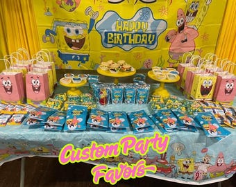 Colorful Party Favor Boxes | ANY Theme 1st Birthday Party Favors | 3D Gable Box | Kid Birthday Boxes | 1st Bday Treat Boxes | Party Favors