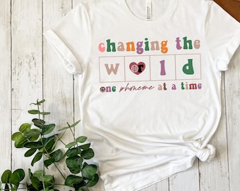 Dyslexia Teacher Shirt: Science of Reading, Phoneme Design