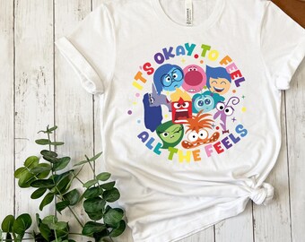It's Okay To Feel All The Feels Shirt, Teacher, Therapy, Disney Sweatshirt