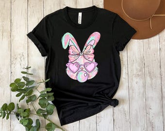 Retro Easter Bunny Shirt: Vintage Sunglasses, Pink Easter Trip