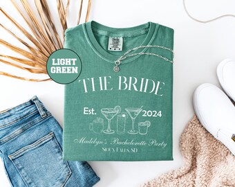 Custom Bachelorette Party Shirt: The Bach Club, Personalized Bridal Tee