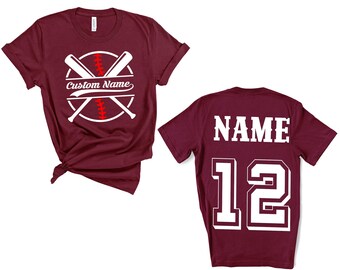 Personalized Sports Team T-Shirt: Custom Name Toddler Tee