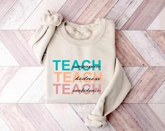 Compassion Kindness Confidence Teacher Shirt, Teacher Appreciation Gift