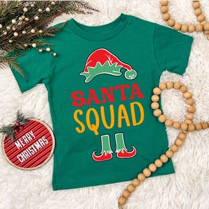 Santa Squad Shirt, Christmas Squad Shirt, Christmas Shirt, Christmas Gift, Matching Christmas T-Shirt, Santa Tee, Santa Crew, Squad Tshirt
