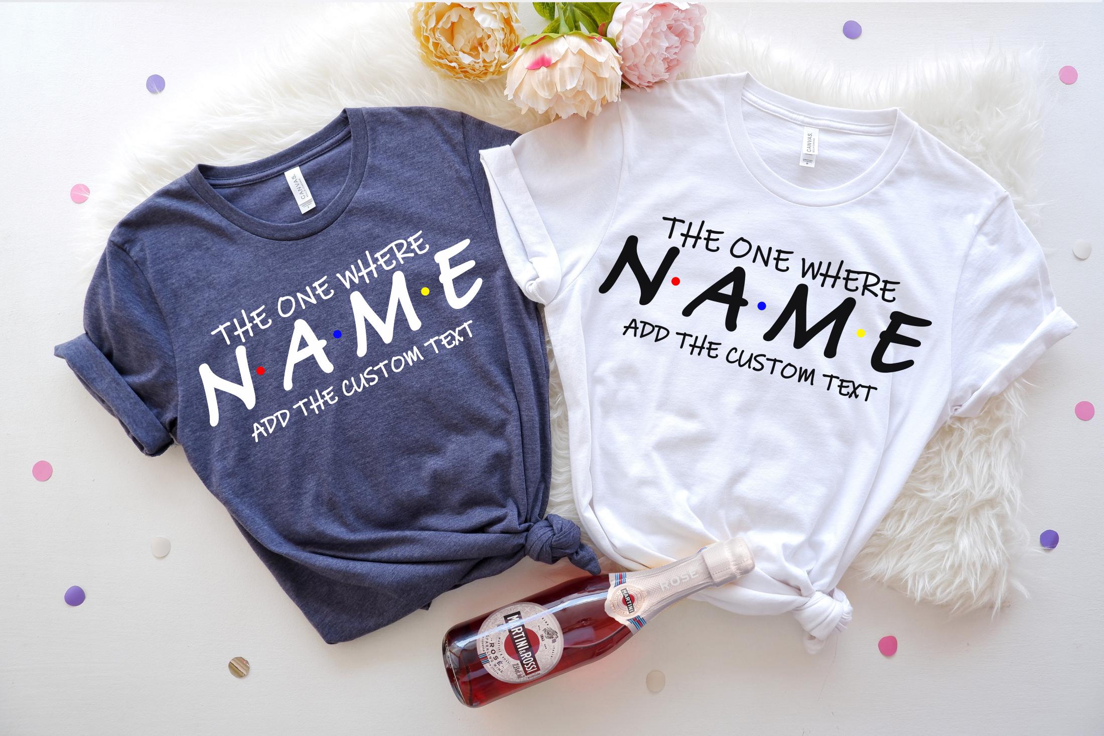 Personalized Friends T Shirt - Canada