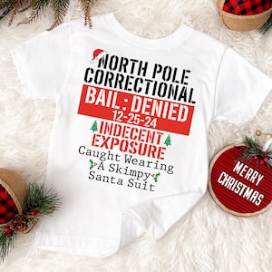 North Pole Correctional Christmas Shirt, North Pole Christmas Matching Family Sweatshirt, Merry Christmas Sweatshirt, Group Christmas shirt