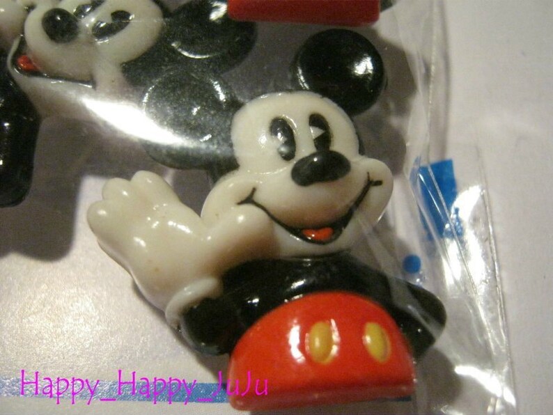Disney Classic Mickey Mouse SewOn Buttons Pack of 3 Etsy