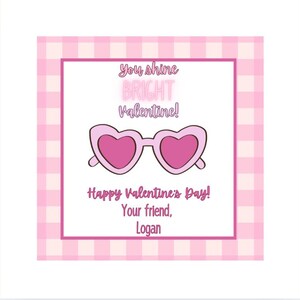 Pink Shine Bright Valentijnsdagkaarten