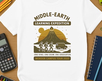 T-shirt de la visite du campus du Mordor - Expédition sur la Terre du Milieu 2025