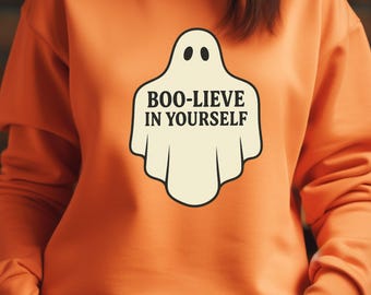 T-shirt drôle de fantôme d'Halloween : t-shirt graphique qui a confiance en vous