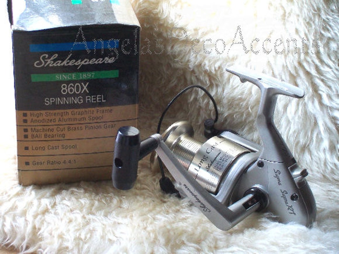 Vintage Shakespeare Reel Sigma Supra RT 860 X, Long Cast Spinning Fishing  Reel, Very Good Working Condition Original Box, Fisherman Gift -  Canada