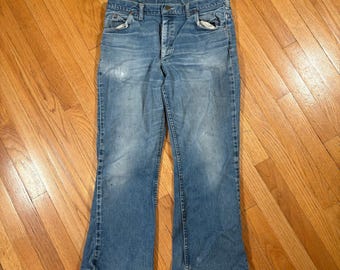 Vintage 70s Lee Denim Talon 42 Zipper Riders Original Repair - Etsy