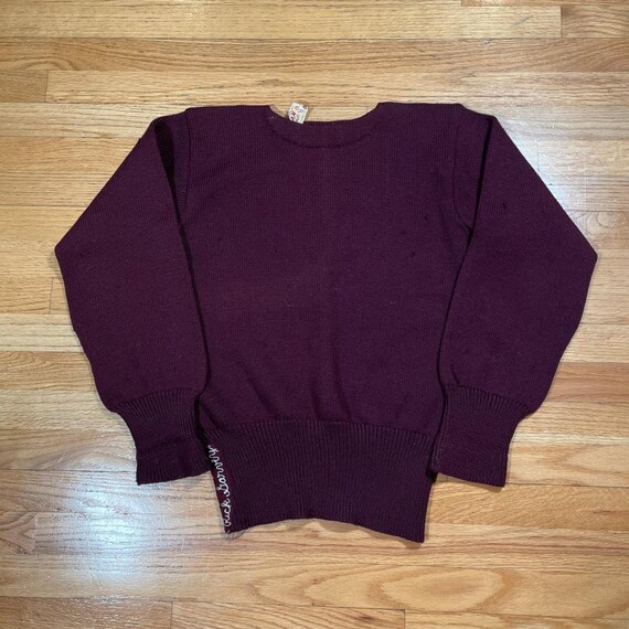 トップス Detroit Knitting Mills 70s Lettered Knit Detroit Knitting Mills 70s Lettered Knit