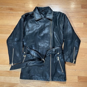 Vintage 90s Andrew Marc New York Leather Jacket