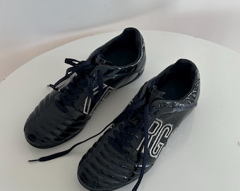 Dirk Bikkembergs Black Football Vintage Sneakers / Patent Leather