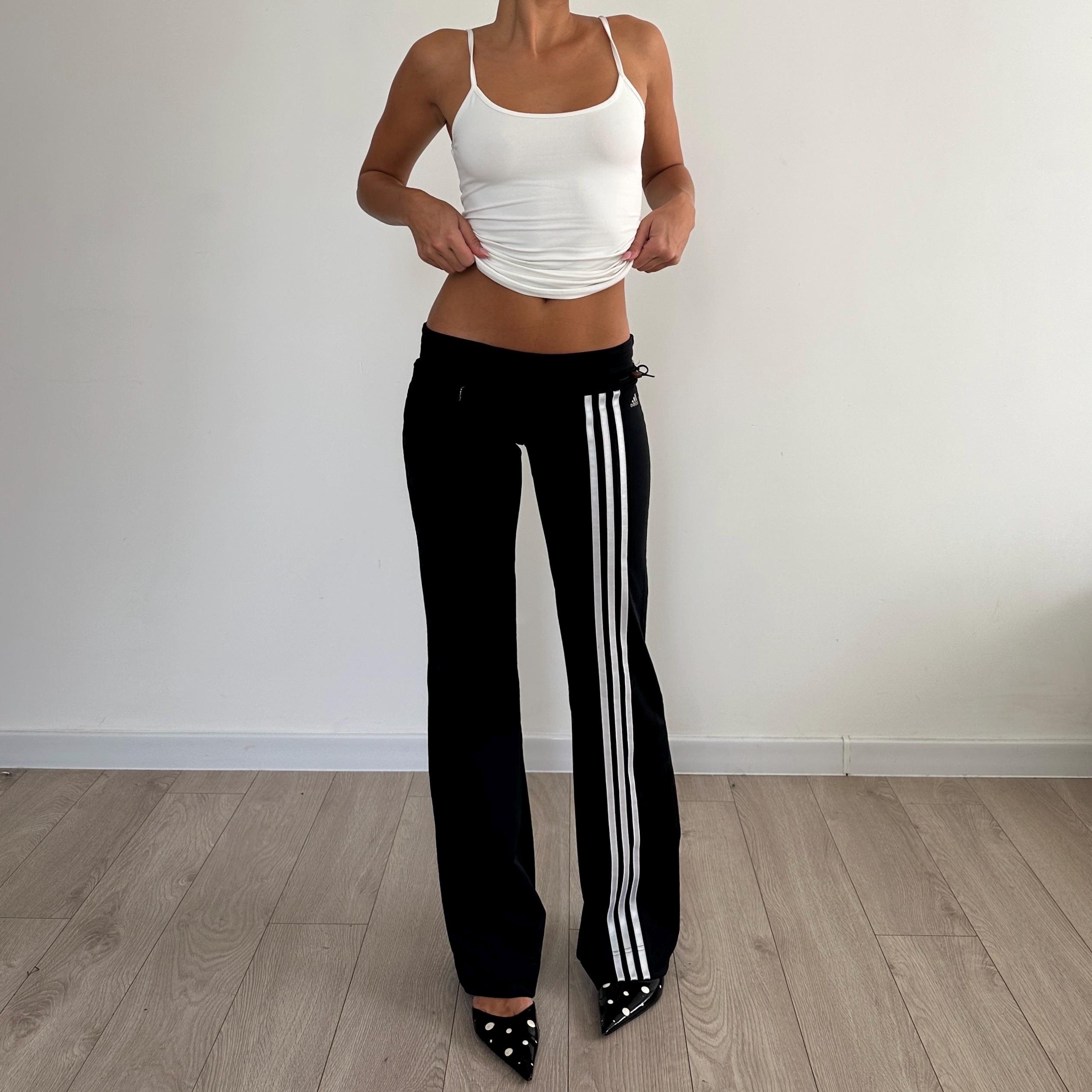 パンツ adidas side zip flare design track pants adidas Flare-Leg Pants - Black | Free Shipping with adiClub