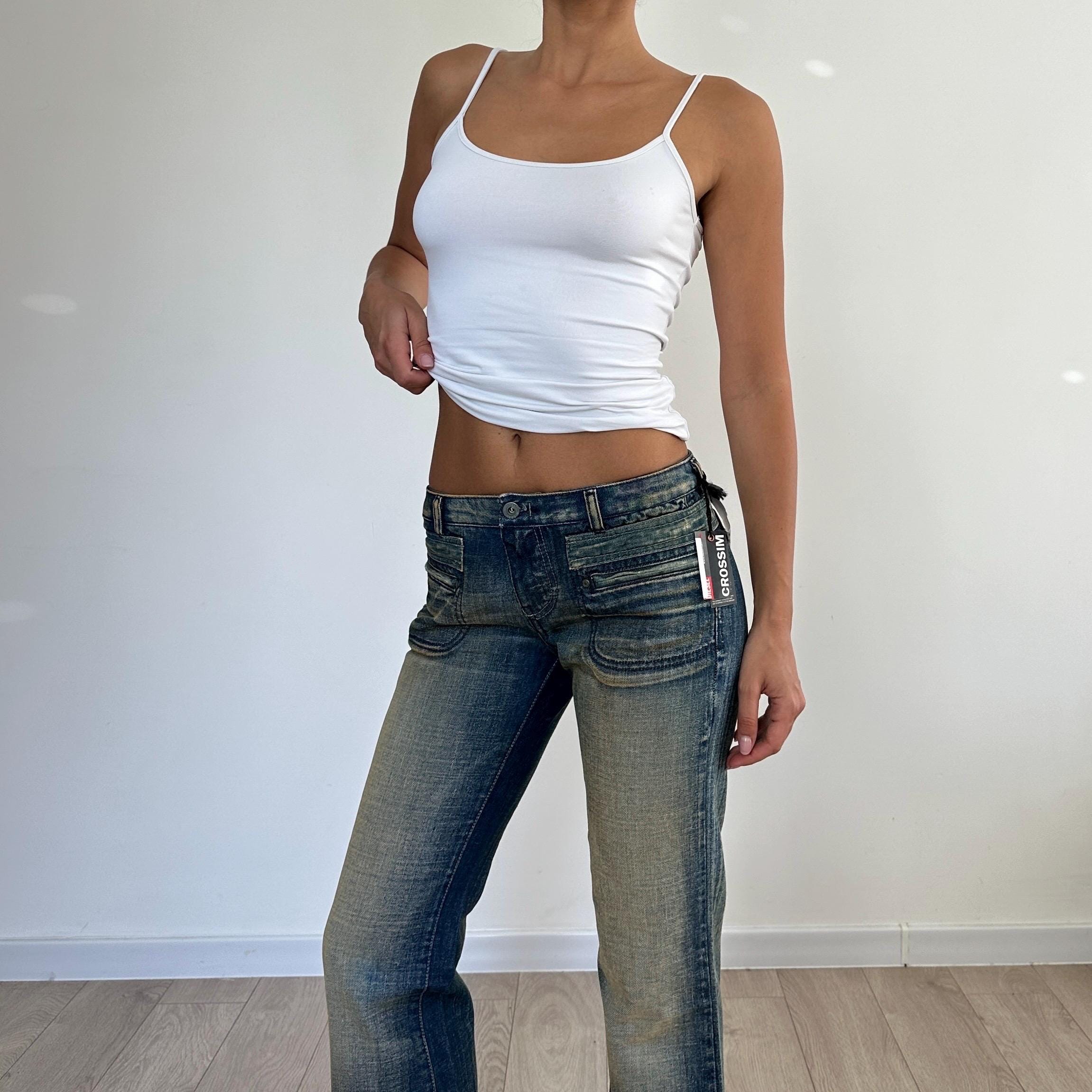 Y2k Flared Pants - Etsy
