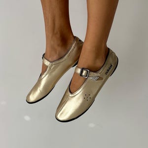 Authentic Gold Adidas Originals Mary Jane Ballet Flats / Rare 00s Adidas  Mary Jane / Adidas Archive Leather Ballet Flats / 2002 Adidas - Etsy