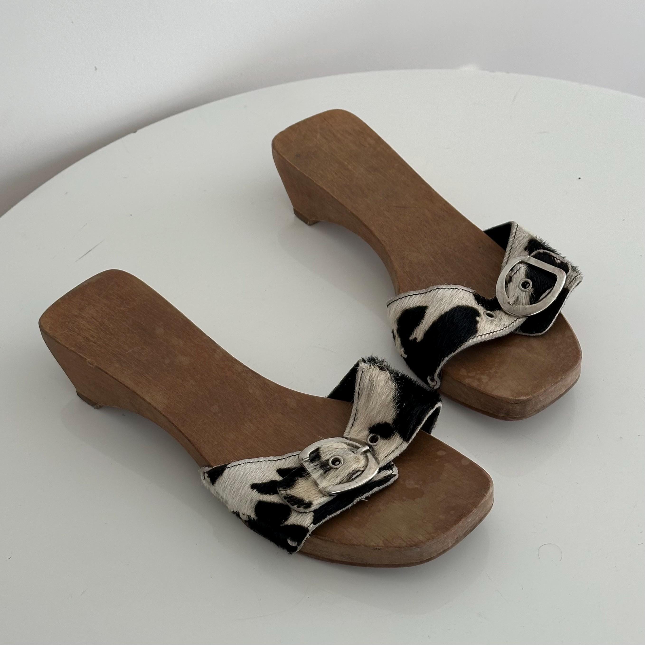 Cow Print Clogs Ireland