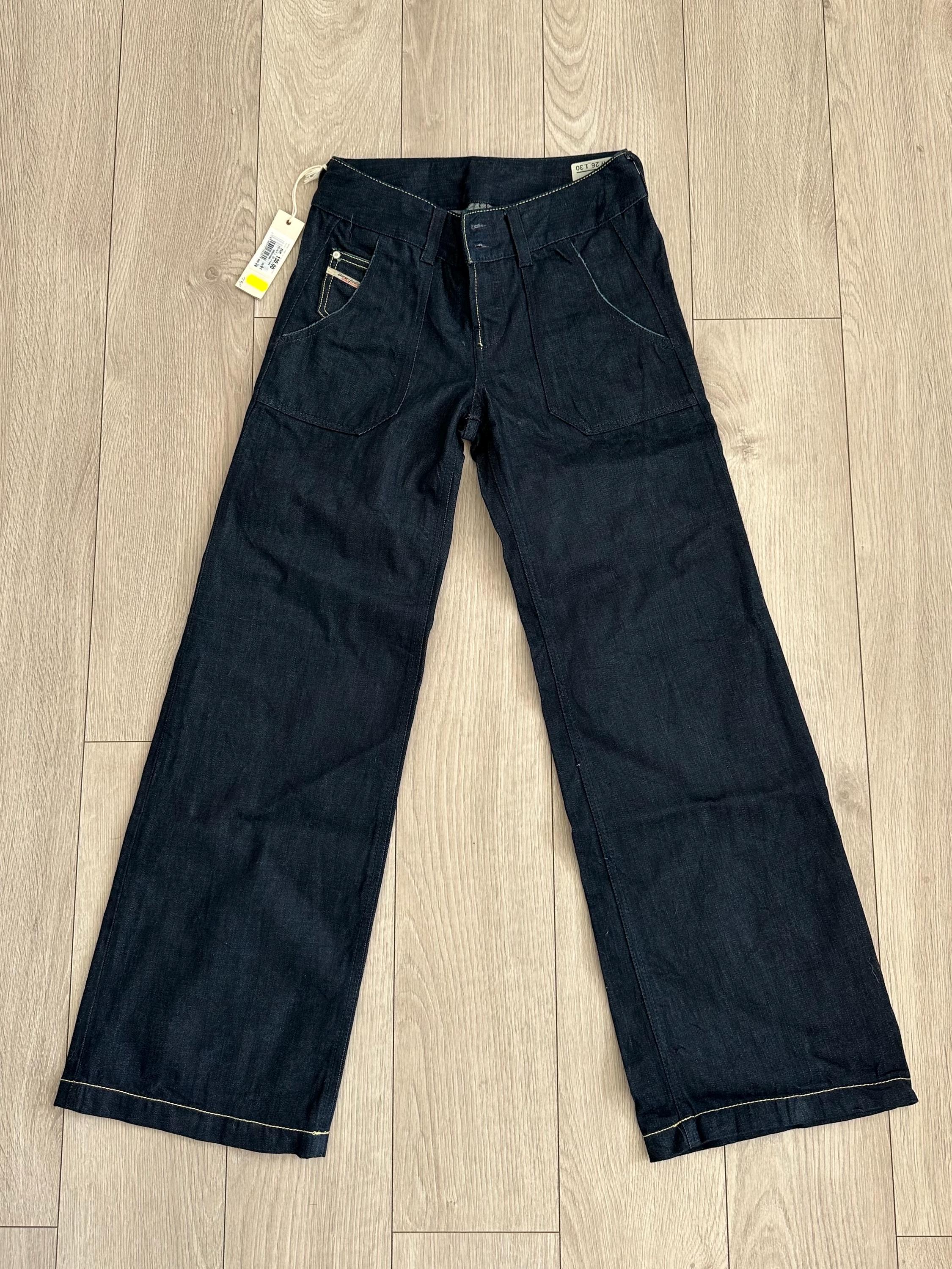 Vintage Indigo Diesel Flare Low Rise Bootcut Denim Jeans / Flared