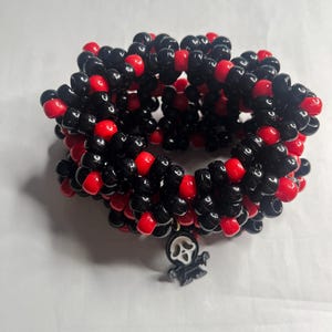 Scream Bracelet Halloween Kandi Bracelet Horror Bracelet
