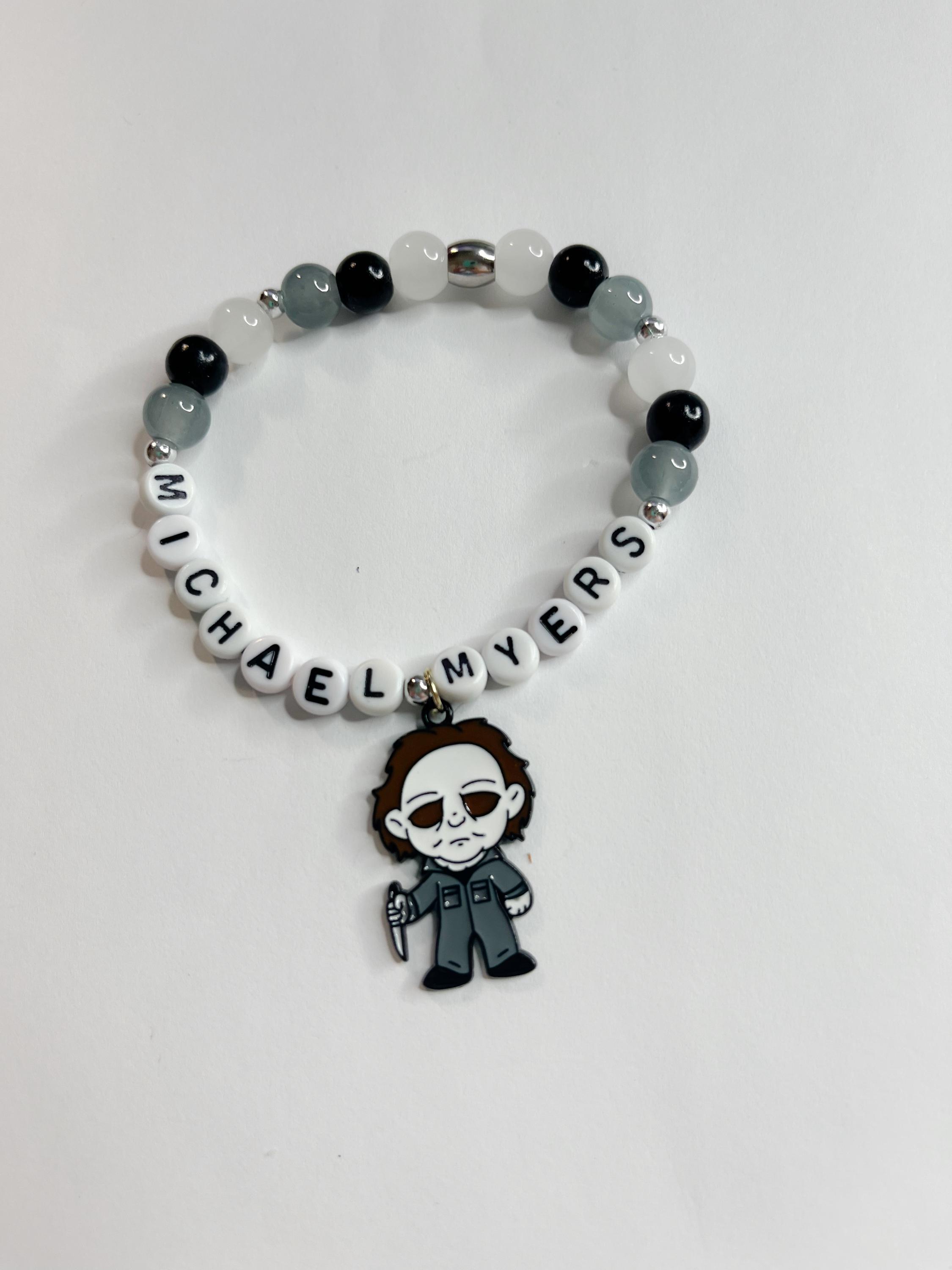 Michael Myers Bracelet Horror Gift Scary Movie Bracelet Gift Men's Gift Women's Gift Scary Gift