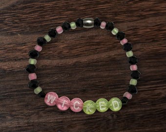 Wicked Inspired Friendship Bracelet: Elphaba Glinda Musical Theater Gift