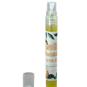 Citrus Bloom Eau de Parfum - Sweet Orange 10ml Natural Spray Fresh Uplifting Scent P004B