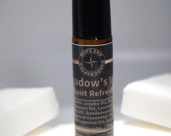 Meadow’s Veil Scent Refresh 10mL Roller - Handcrafted Lavender, Sandalwood, Bergamot - Natural Roll-On Fragrance Oil