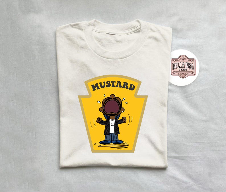 Vintage Kendrick Lamar Mustard Meme Graphic Shirt - Etsy
