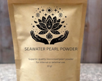 Seawater Pearl Powder, GMP Certified, Ultra Fine, 10g