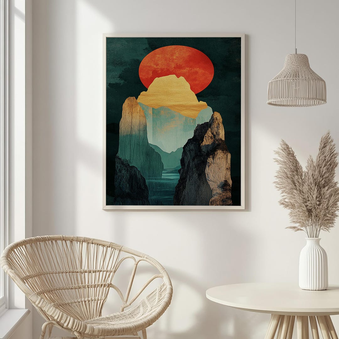 Mountain Minimalist Wall Art II