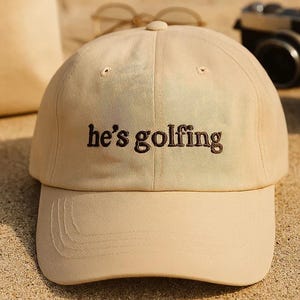 Gorra bordada para golfista, gorra de temporada de golf, gorra para esposa golfista, gorra para mamá golfista, gorra para jugador de golf para mamá, gorra para amante del golf