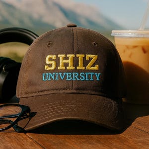 Embroidered Wicked Dad Hat, Shiz University Hat, Wizard of Oz Cap, Defying Gravity Elphaba Glinda Hat, Broadway Musical Gift