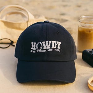 Howdy Gestickte Country Girl Hut, Südliche Western Baseballkappe, Cowgirl Konzert Outfit, Texas Rodeo Trucker Hut Geschenk
