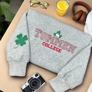 Vintage Boys of Tommen Embroidered Sweatshirt, College Style Bookish Crewneck, Custom Gift for Couples & Lovers of Book Merch