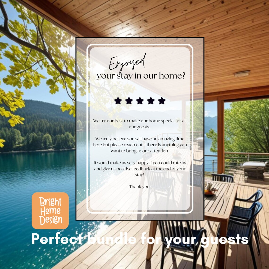 Airbnb Signs Printable Canva Template for Airbnb Home Template Welcome ...