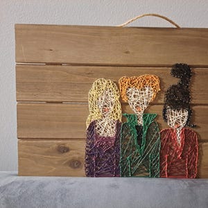 Salem Witches String Art