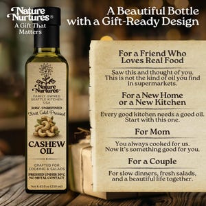 In the end, it becomes more than a bottle, it becomes something you give, like when someone brings it to a friend and says, “I thought you’d enjoy something real,” or leaves it as a housewarming gift with, “For your new kitchen,” or hands it to their mother with, “You deserve something better.” It finds its way into small, honest moments, simple meals, quiet dinners, and conversations at the table, the kind that stay with you long after everything is cleared.