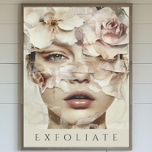 Esthetician Wall Art Beauty Salon Decor Spa Bathroom Print Skincare Studio Makeup Artist Gift Facial Room Portrait Salon Owner
