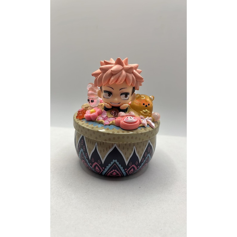 Handmade Trinket Box: Supernatural Anime Jewellery Holder Trinket Tin