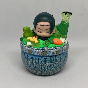 Handmade JJK Trinket Box: Anime Jewellery Holder Tin